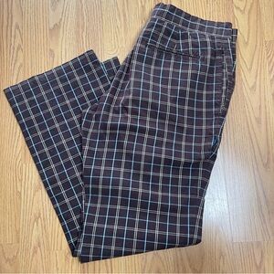 Original Penguin Brown Plaid Chinos